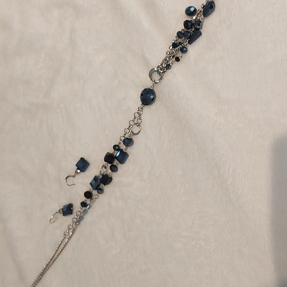 INC gorgeous lariat necklace with matching pierced earrings - Picture 5 of 9